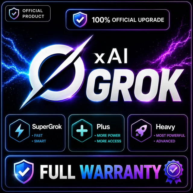 🚀 xAI Grok 4.6 | SuperGrok • Plus • Heavy • Lite | Credits Top-Up | Быстрая доставка