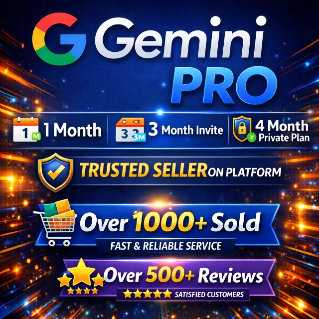Gemini Pro 3 месяцев  4 месяцев | Veo3 + Nano Banana 🍌 | 2 ТБ