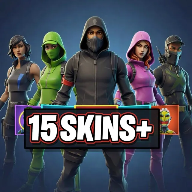 Fortnite 15–25 Скины аккаунта — ПК, PS4, XBOX SWITCH