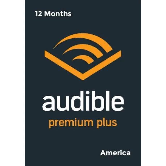 Audible Premium Plus США Подарочный Код 1-12 Мес