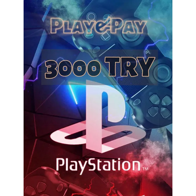 Карта пополнения PSN Турция 3000TRY