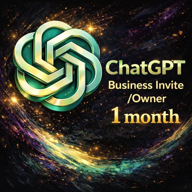 ChatGPT Business Team | Invite/Owner | 1 месяц | Моментально