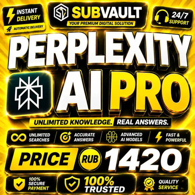 Perplexity AI PRO 1 месяц | На ваш аккаунт | Активация/Продление | Полная гарантия