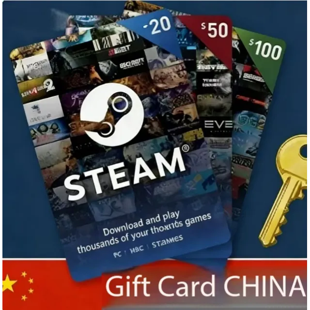 Подарочные карты Steam из Китая | Подарочные коды Steam из Китая | Дешево и безопасно