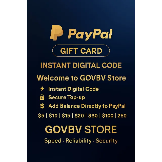 💳 Подарочная карта PayPal в долларах США 🎉| Мгновенный цифровой код |🚀