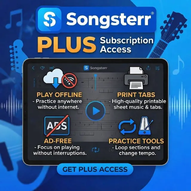 Songsterr Plus | 1 месячная подписка на ваш аккаунт