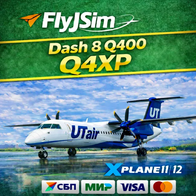 FlyJSim Q4XP The Dash 8 Q400 X-Plane 11/12