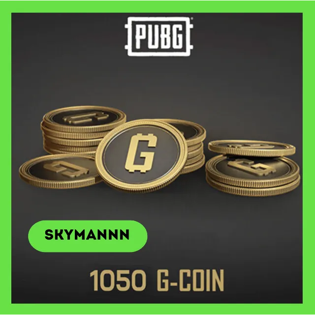1050 G-Coins PUBG Battlegrounds PC/Steam Ключ Global