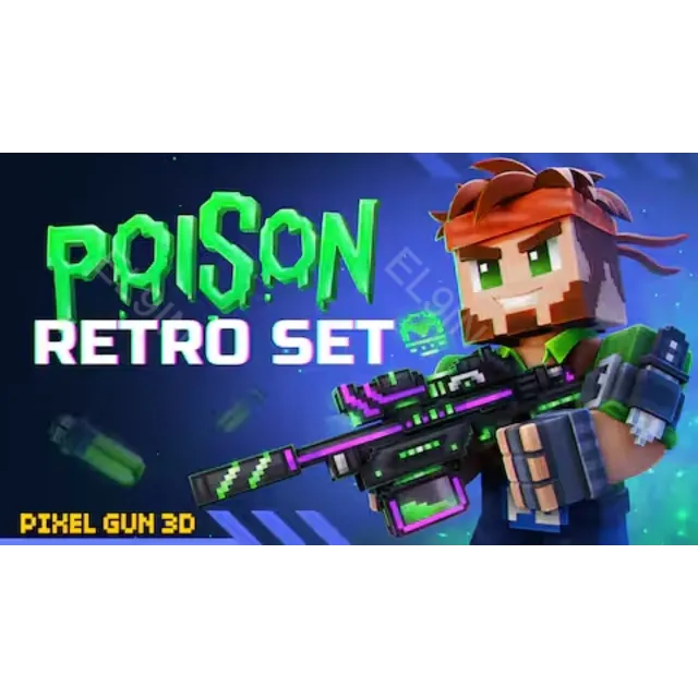 💥【Pixel Gun 3D Poison Retro Set】Epic 🎶 Fresh New 📢 Моментальная доставка