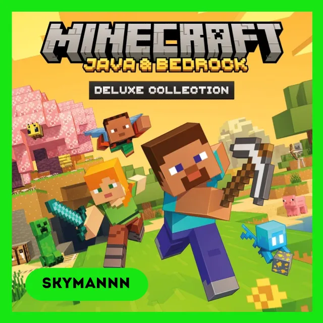 Minecraft Java &amp; Bedrock Deluxe Edition GLOBAL ПК КЛЮЧ