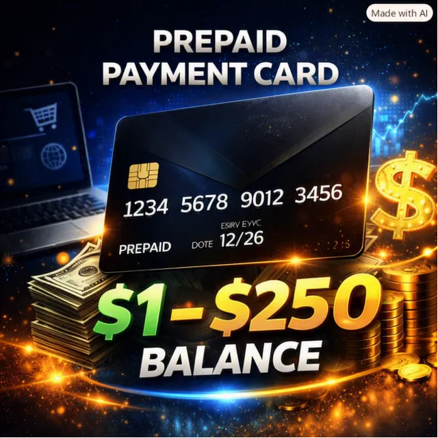 💳 США Предоплаченная карта | $1–$250 Баланс | ⚡ Быстрая и безопасная доставка 🛍️