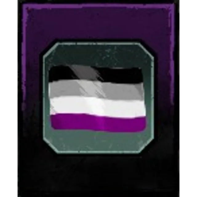 🔑 DBD | Значок радужный флаг Asexual | БОНУС + ПОДАРОК🎁
