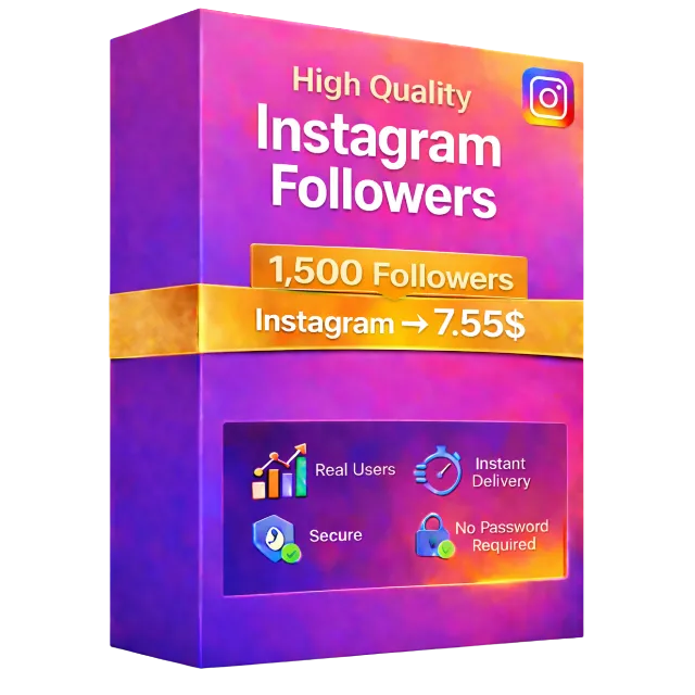 1500 подписчиков Instagram - 100% реальные аккаунты - Отличное качество