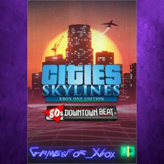 ☀️Cities Skylines - 80s Downtown Beat XBOX DLC