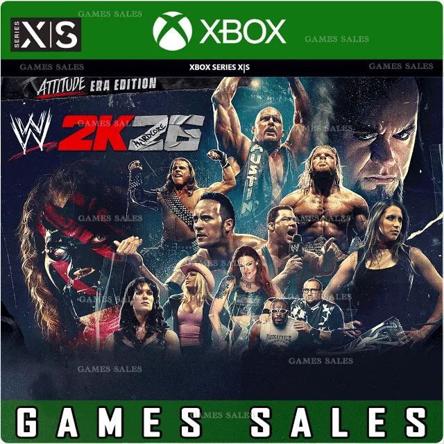 ✅❤️WWE 2K26 ATTITUDE ERA EDITION❤️XBOX SERIES X|S🔑КЛЮЧ✅