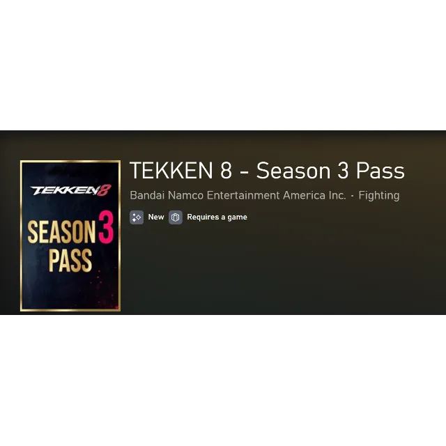 TEKKEN 8 - SEASON 3 PASS XBOX SERIES S|X КЛЮЧ/КОД