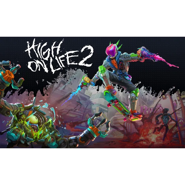 ⚠️High On Life 2 (steam)+60 Игр общий