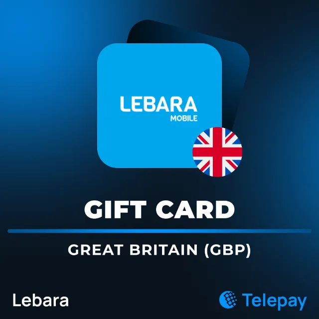 Lebara подарочная карта | Великобритания (Англия) | 5 - 20 GBP
