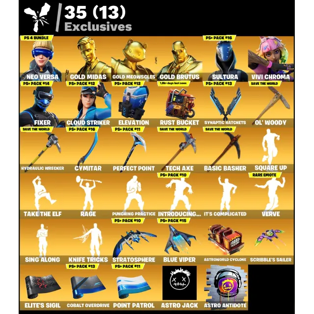 FN (ВСЕ ПЛАТФОРМЫ)💎217 скинов (48 платных) | Полный доступ + 2 🎁