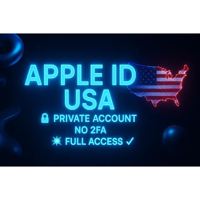 🇺🇸Apple ID США  | Личный аккаунт 🔐 No 2FA 💥 Полный доступ ✨💯