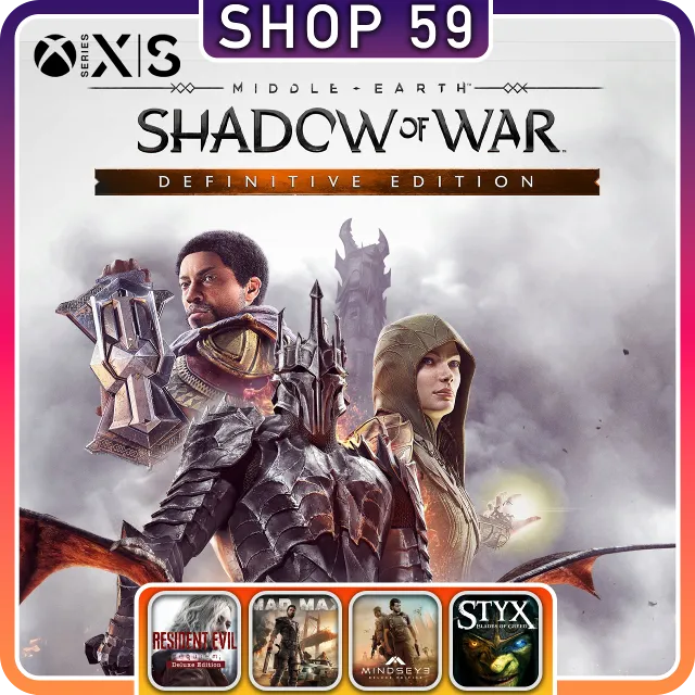 Middle Earth Shadow Of War XBOX + 5 ТОП ИГРЫ (аренда)