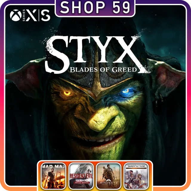 Styx: Blades of Greed XBOX + 4 ТОП ИГРЫ (аренда)