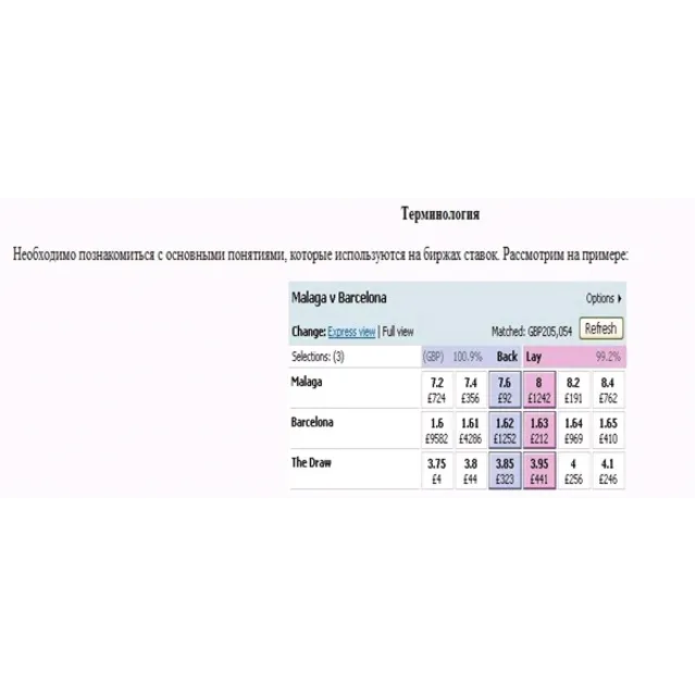 Как иметь гарантированную прибыль на спортивной бирже B