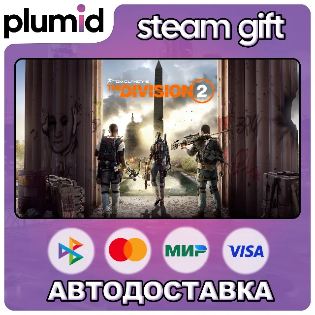 Tom Clancy's The Division 2 Steam Gift / Россия + МИР / АВТО