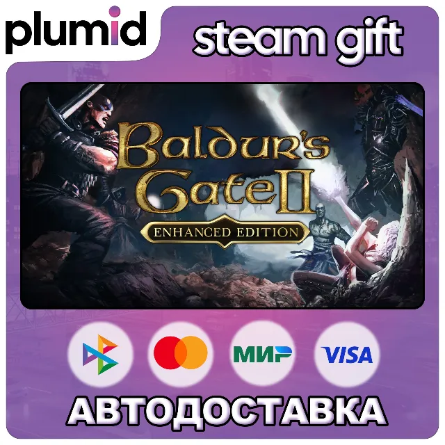 Baldur's Gate II: Enhanced Edition Steam Gift / Россия + МИР / АВТО
