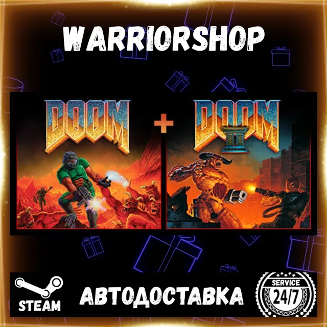 DOOM + DOOM II Выбор Региона Стим STEAM GIFT АВТО 24/7 ГАРАНТИЯ
