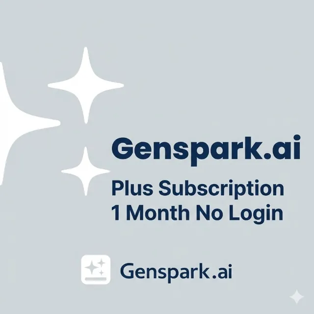 Genspark AI Plus Subscription 1 Month No Login