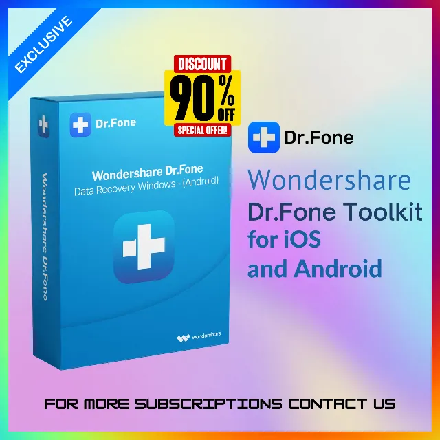Dr.Fone– Пожизненный доступ для Windows (IOS &amp; Android)