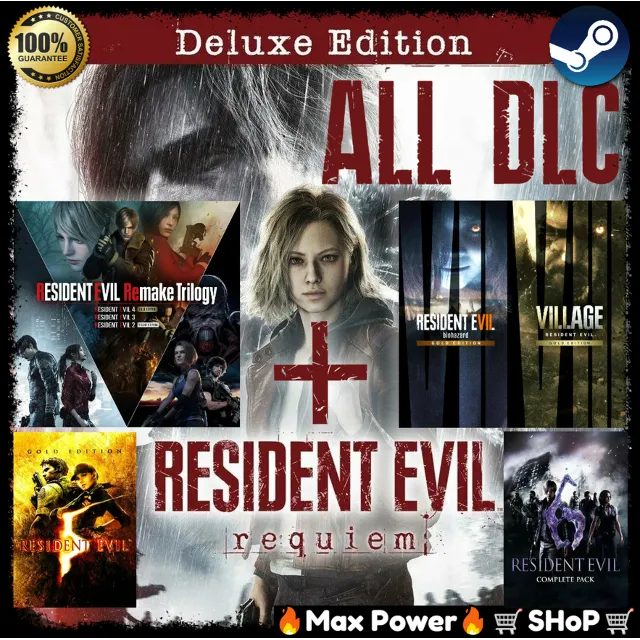 Resident Evil Requiem Deluxe Edition + Resident Evil 2/3/4/5/6/7/8 Village/9 Requiem