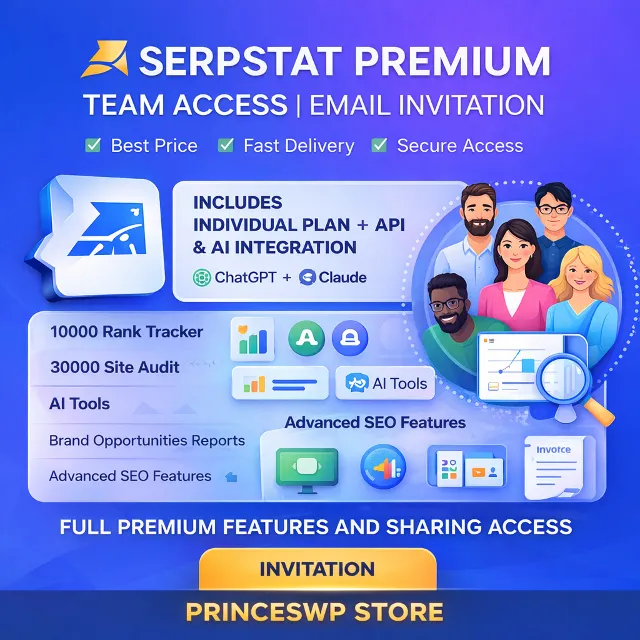 ⭐ Быстрый доступ SERPSTAT PRO TEAM | ВАШ АККАУНТ | ⚡ 1 мин
