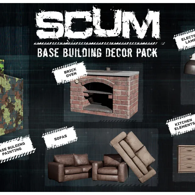 🔥🔥 SCUM Base Building Décor Pack/Steam Ключ / Только  Китай