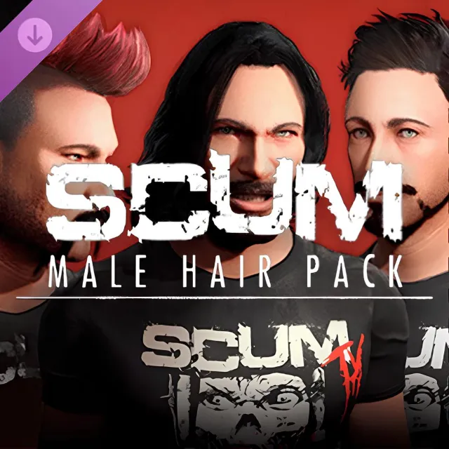 🔥🔥 DLC SCUM Male Hair Pack/ Steam Ключ / Только  Китай