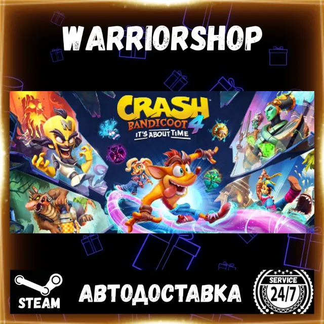 Crash Bandicoot™ 4: It’s About Time Выбор Региона Стим STEAM GIFT АВТО 24/7 ГАРАНТИЯ