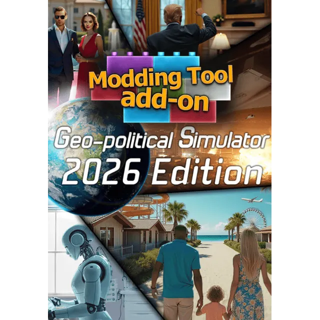 (DLC) Modding Tool Add-on - Geo-Political Simulator 2026 Edition (STEAM Ключ) Регион: