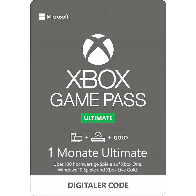 Xbox Game Pass Ultimate 1 Monte Global Region