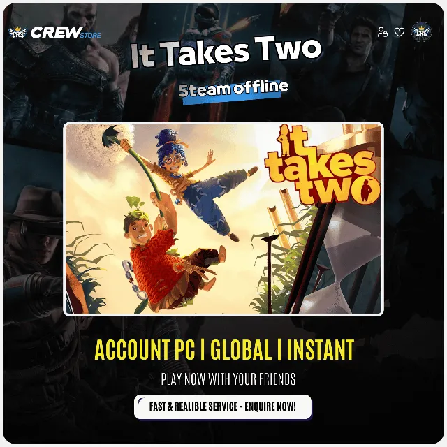 It Takes Two Steam Account (Offline) PC | Быстрая мгновенная доставка!