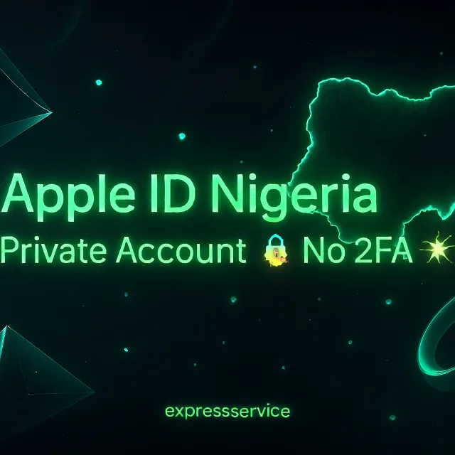 🇳🇬 Apple ID Nigeria | Личный аккаунт 🔐 No 2FA 💥 Полный доступ ✨💯