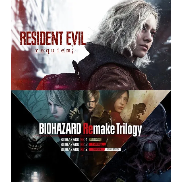 RESIDENT EVIL REQUIEM STANDARD EDITION + REMAKE TRILOGY (offline) - PAYPAL