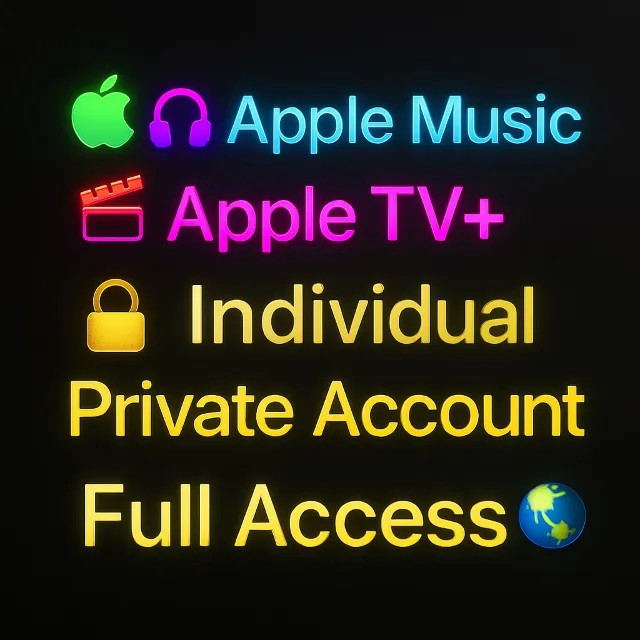 🎶🎧 Apple Music+🎬📺 Apple TV+| 🔐Индивидуальная приватная учётная запись Полный💯🚀