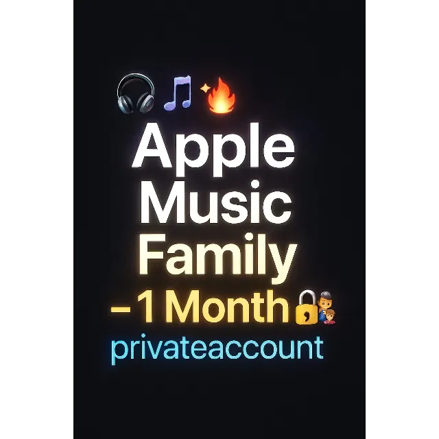🎧🎵✨🔥 Apple Music Family🎶 – 1 Месяц🎶 личный аккаунт  🔒👨‍👩‍👧‍👦💥💯