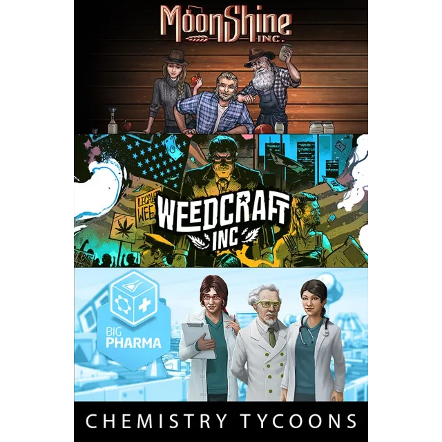 Weedcraft Inc + Moonshine Inc + Big Pharma - Chemistry Tycoons Bundle Xbox – Purchase