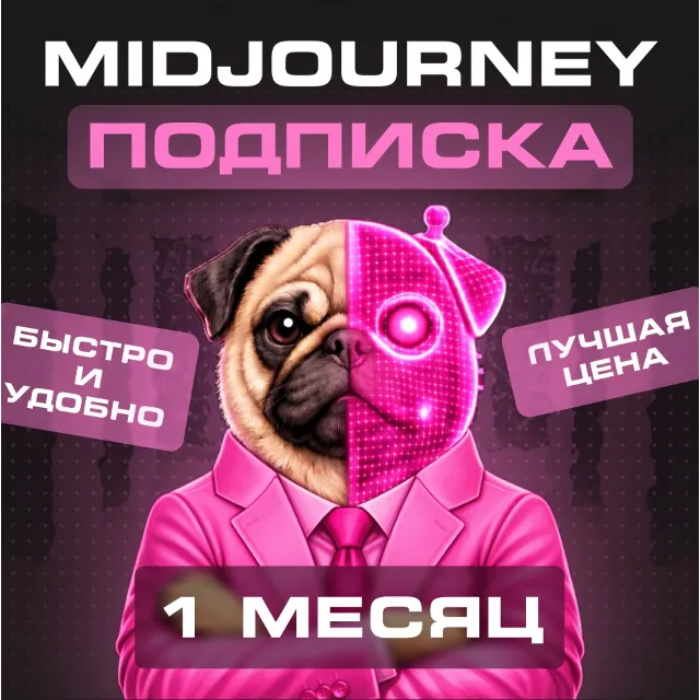 🎭Midjourney | Подписка на 1 месяц | Быстрая доставка | Аккаунт