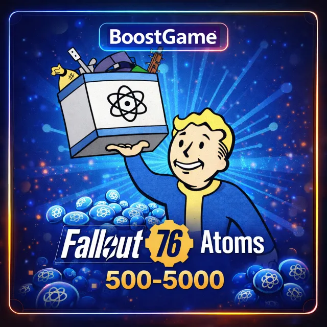 ・Fallout 76: Atoms・PC/ПК・500/1100/2400/5000・STEAM・