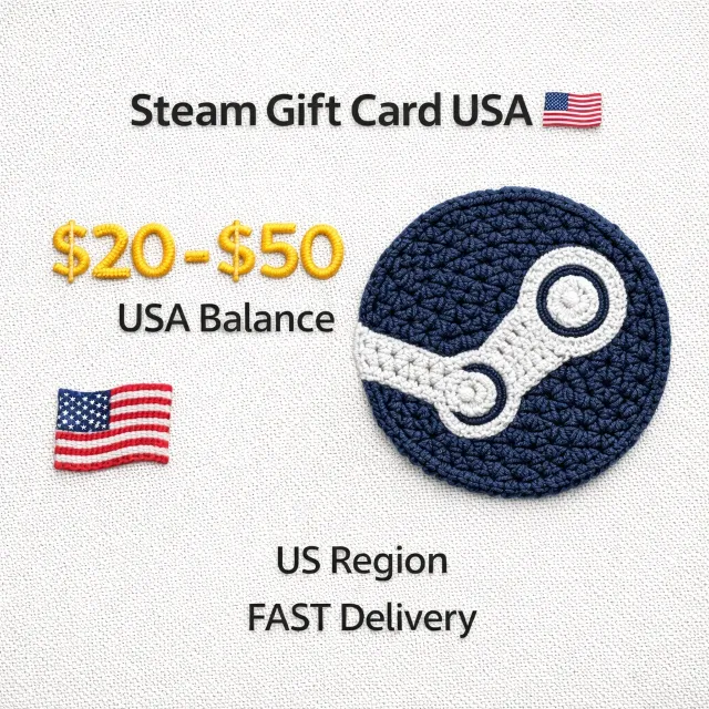 🎮 Steam Gift Card США 🇺🇸 | $20-$50 | US Регион | Быстрая доставка
