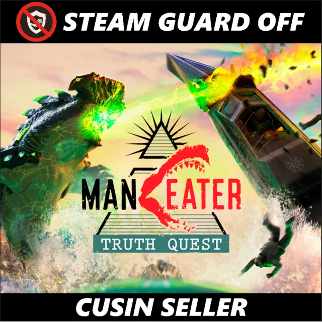 🎮 Maneater + DLC: Truth Quest | Оффлайн аккаунт | Без Guard