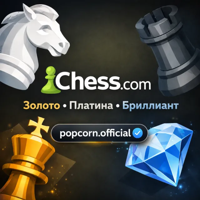 ♟ Подписка Chess.com Premium – Gold / Platinum / Diamond ♟